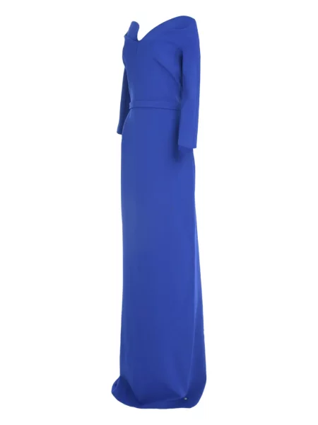 Rochie Safiyaa plisată albastru