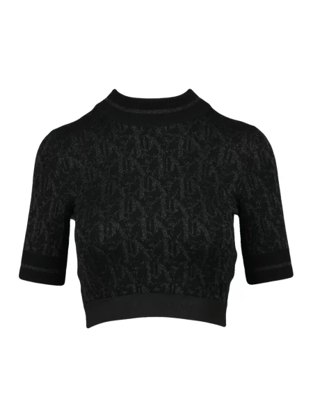 Dzianinowy sweter Palm Angels czarny