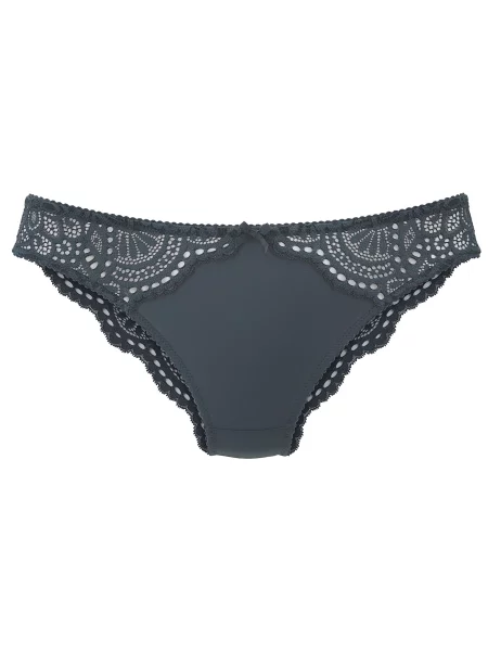 LASCANA Slip metalic gri