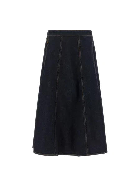 Spódnica Alberta Ferretti niebieska