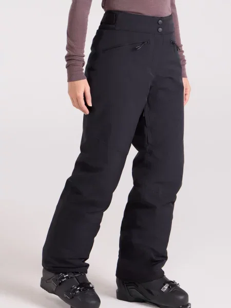Isola II Extreme wodoodporne spodnie narciarskie Black czarne