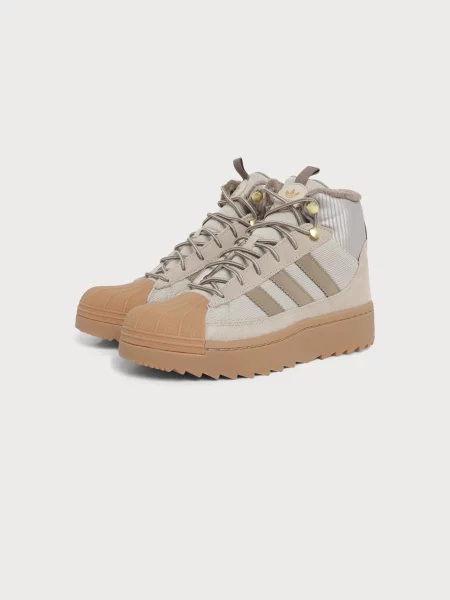 ADIDAS ORIGINALS Čižmy Superstar / tmavošedá béžová