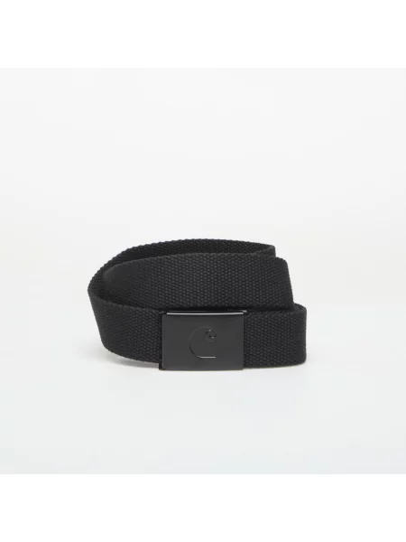 Carhartt WIP C-Logo Belt Tonal Black/ White Universal alb