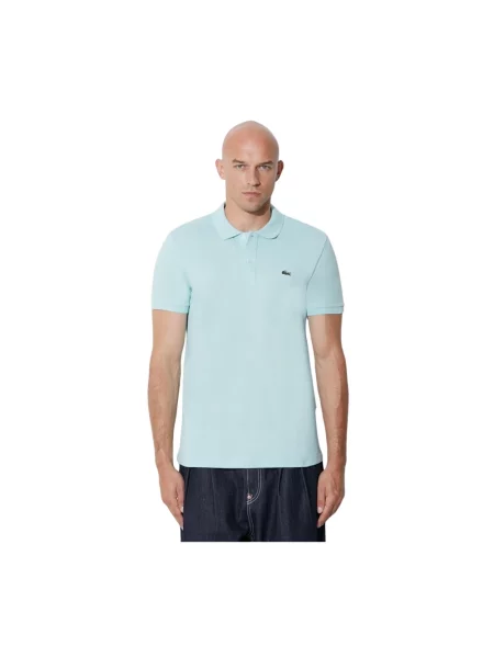 Koszulka polo Lacoste z logo niebieska