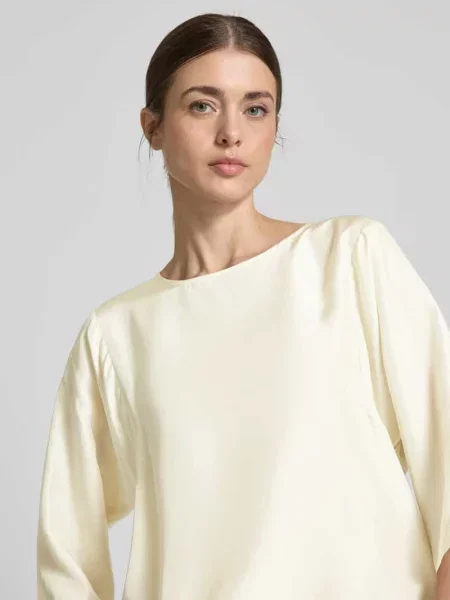 T-shirt z rękawem o dł. model ‘PRIMO’ Weekend Max Mara czarna