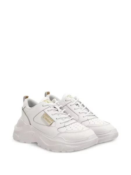 Šněrovací krajkové tenisky Versace Jeans Couture bílé