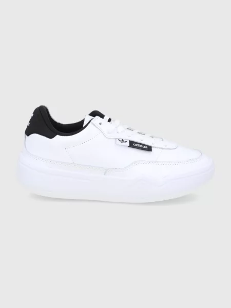 Sneakersy Adidas Originals skórzane białe