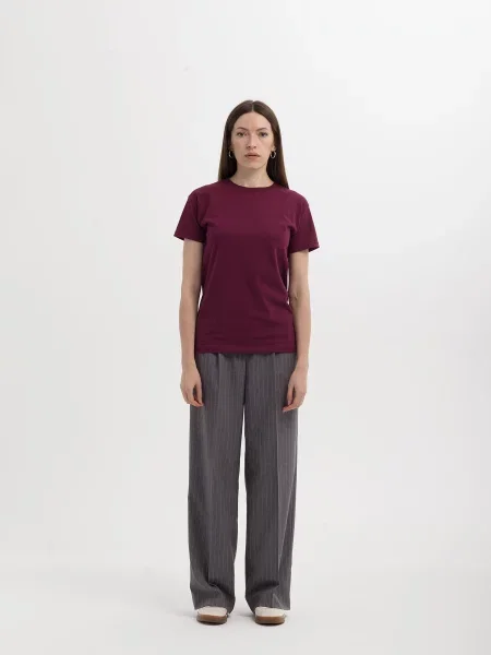 Футболки і поло Fruit of the loom Original бордовий