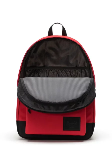 Однотонный классический большой рюкзак Herschel красный