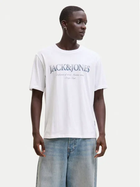 Jack & Jones Tricou Evin alb