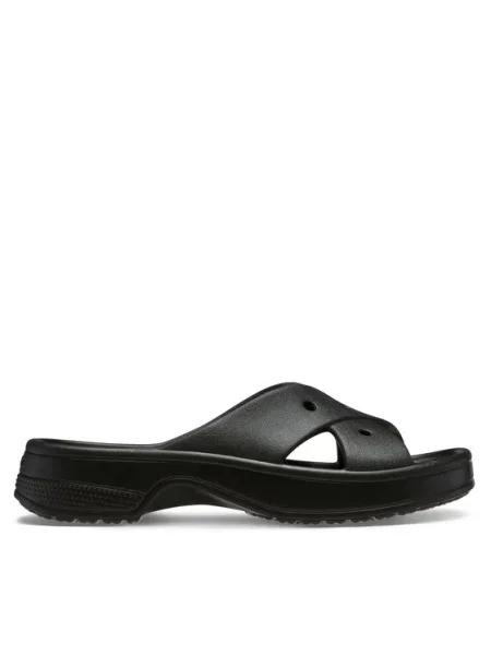Papuci Crocs clasici cu bretele negru