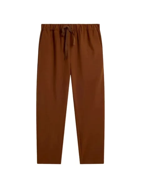 Pantaloni Semicouture cu cordon maro