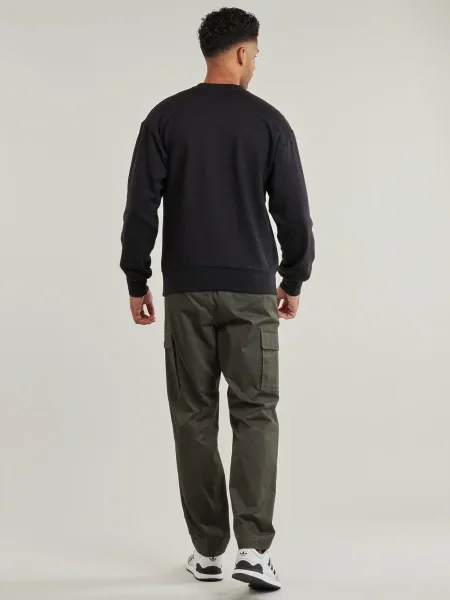 Fleece fleece melegítő felső Adidas fekete
