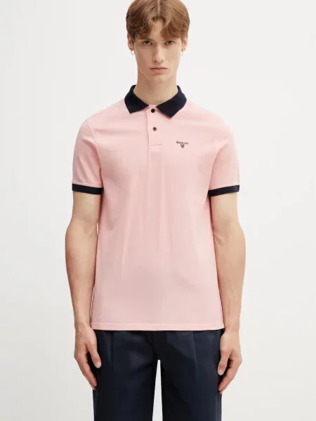 Barbour Polo Lynmouth Ανοιχτό ροζ