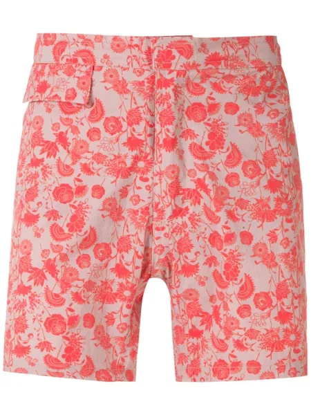 Pantaloni scurți Amir Slama cu model floral roșu