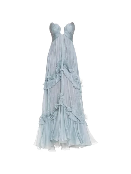 Sukienka maxi Maria Lucia Hohan garniturowa niebieska