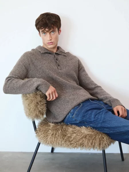 Svetr Medicine pánský hnědá