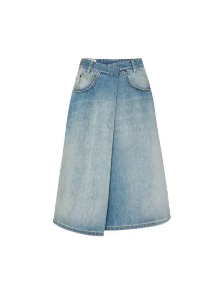 Spódnica jeansowa Maison Margiela niebieska