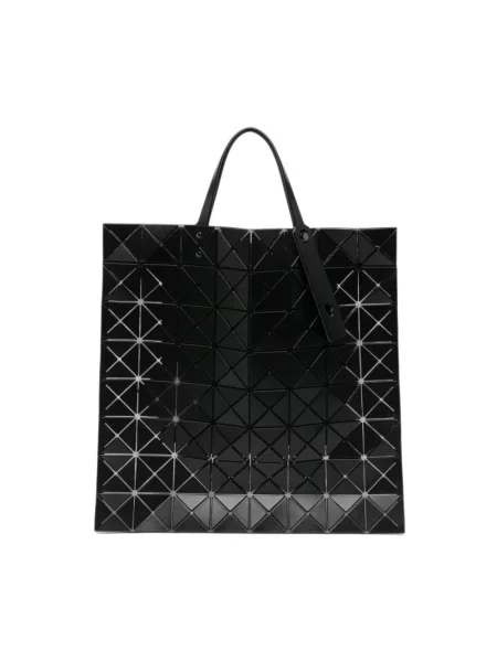 Shopperka Issey Miyake skórzana czarna