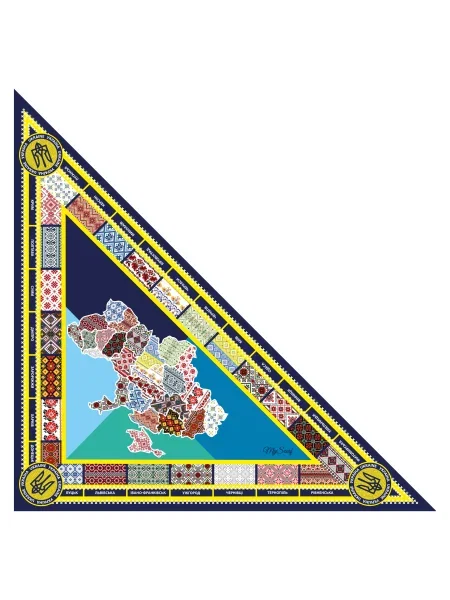 Платок Myscarf с принтом