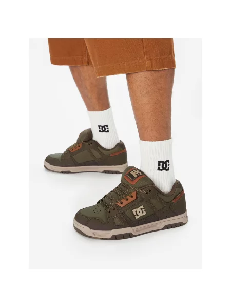 Sneakersy DC Shoes EO-STAG WNT Tmavo zelená
