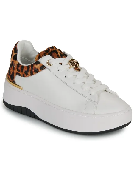 Pantofi Michael Michael Kors cu șireturi din dantelă alb