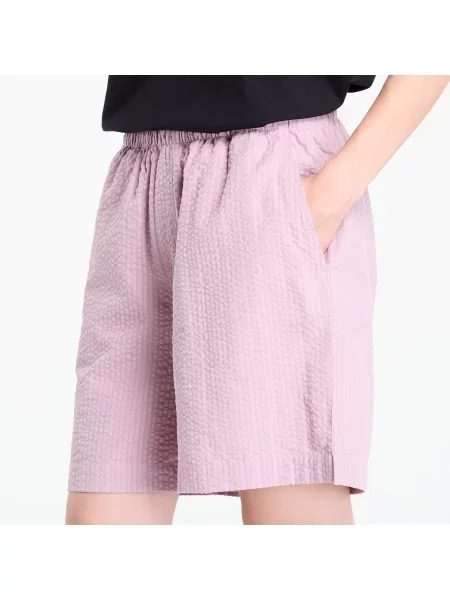 Šortky Carhartt WIP W Toland Short Toland Stripe/ Fog L pink