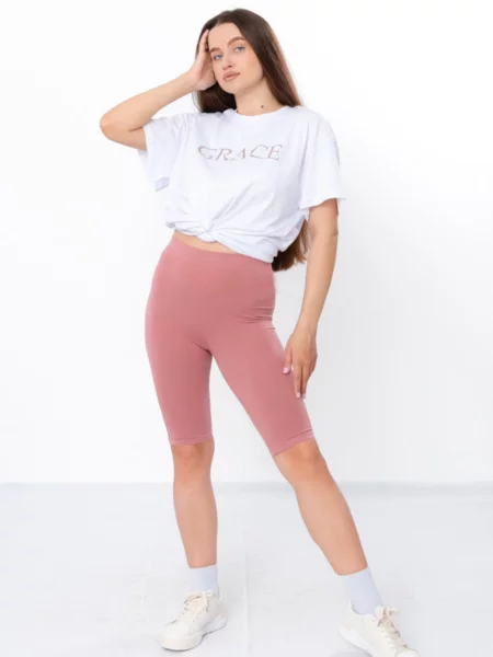 Носи своє Велосипедки Бавона/спандекс рожевий