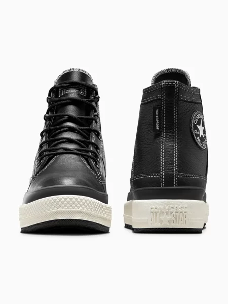 Converse sneakersy skórzane Chuck Taylor All Star Equip Waterproof czarne