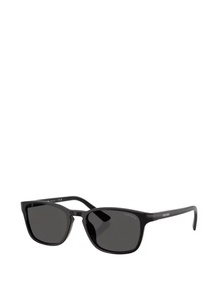 Pravokutne sunčane naočale Prada Eyewear crna