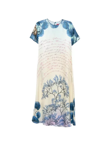 Rochie midi F.r.s For Restless Sleepers cu imagine cu decolteu rotund