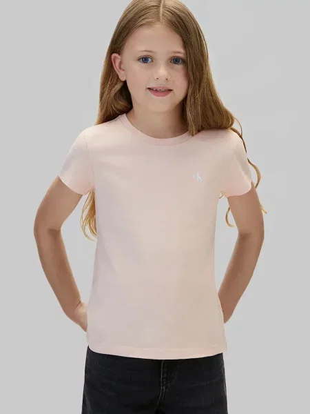 Calvin Klein Jeans тениска за деца от 2 броя розово