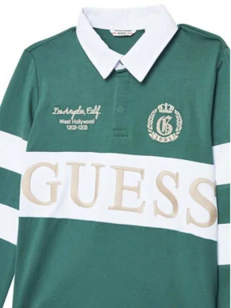 Guess Tenisz póló zöld