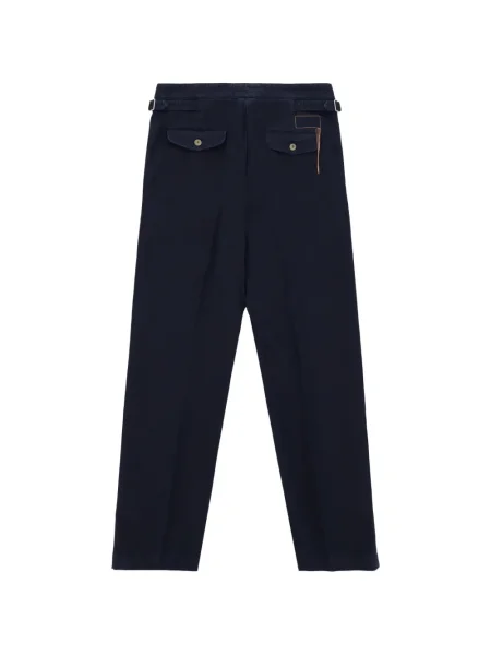 Pantaloni Fortela plisate albastru