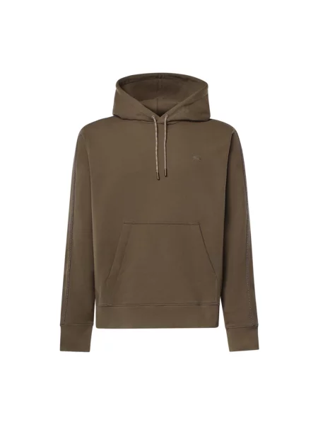 Bluza z kapturem Burberry z kapturem brązowa