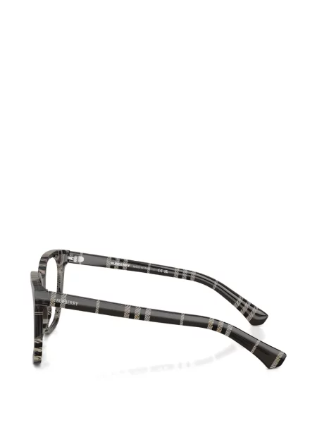 Sunčane naočale Burberry Eyewear karirane crna