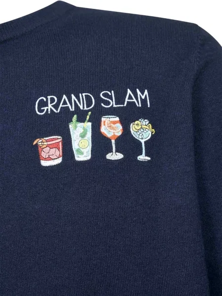 Siuvinėtas megztinis Mc2 Saint Barth mėlyna