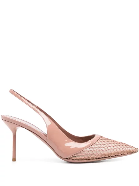 Pantofi cu toc Paris Texas din piele roz