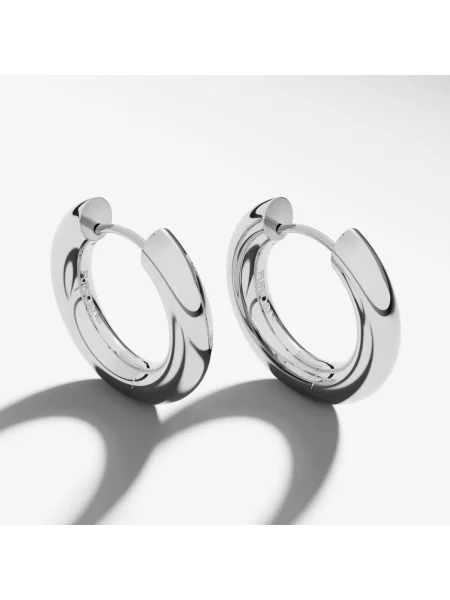 Обеци FURIOSA® Small Hoop Earrings Silver Universal сребристо