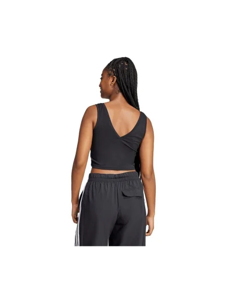 Top Adidas cu autograf negru