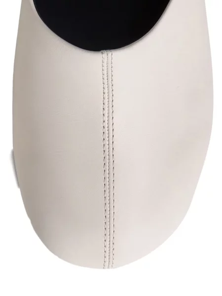 Pantofi cu toc 12 Storeez din piele alb