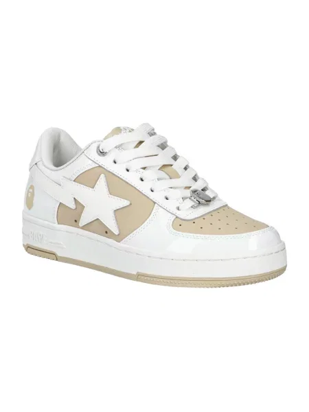 A Bathing Ape sneakersy skórzane BAPE STA #6 L beżowy białe