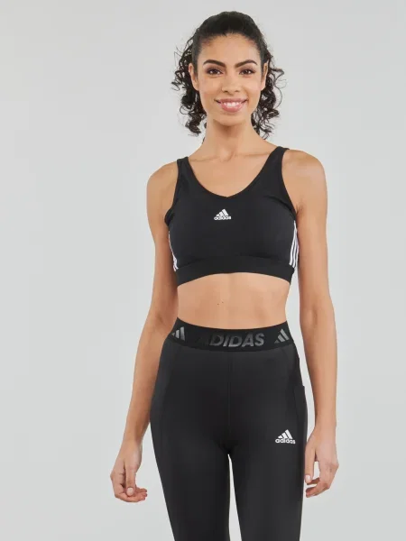 Adidas Tricou tehnic Essentials Crop Top With Removable Pads negru