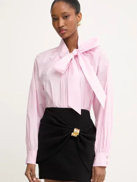 Morgan bluză tip cămașă pentru femei din roz