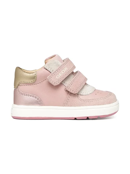 Geox BIGLIA sneakers pentru copii din piele roz