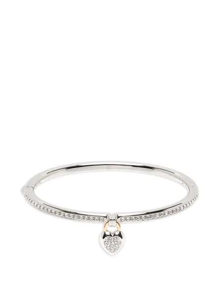 Brăţară Swarovski cu motiv cu inimi argintiu