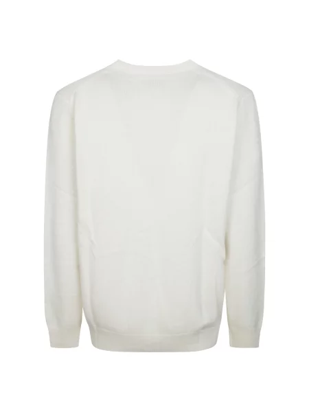 Sweter Mc2 Saint Barth wełniany biały