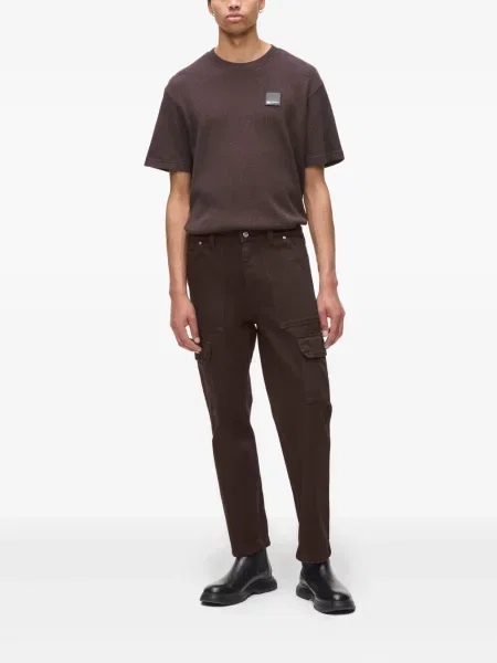 Pantaloni cargo Karl Lagerfeld Jeans maro
