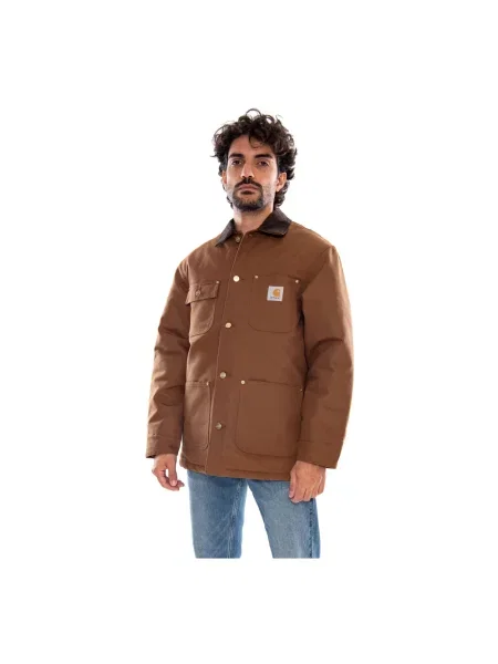 Kurtka Carhartt Wip brązowa