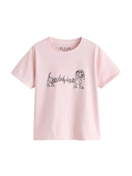 Next Tricou Toy Story rosé negru